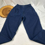 Vintage Zena Classic Blue Jeans High Waisted Mom Jeans pleated front Women’s 8 Photo 0