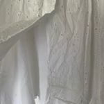 Ann Taylor  White Eyelet Midi Skirt Photo 1