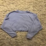 LA Hearts Lavender Cropped Sweatshirt Size M Photo 3