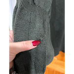 Derek Lam  Collective Women’s Olive Green Puff Sleeve Knit Sweater XL Photo 2
