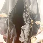 Versace Perfumes Black Gold Handbag Purse Duffel Travel Tote Bag Photo 3