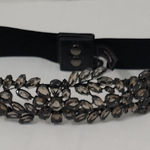 BCBGMAXAZRIA  Black Beaded Women's Belt Photo 0