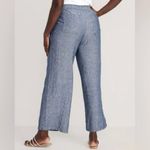 Old Navy NWT  High Waisted Linen Blend Cropped Straight Leg Pants Size 3X XXL Photo 14