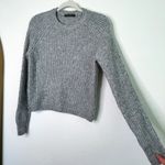 Brandy Melville  Gray Pullover Knit Sweater Photo 7