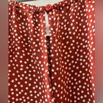 Old Navy  LARGE NWT ROMPER SLEEVELESS RAYON POKA DOT RUST FLIRTY EASY WEAR LIGHT Photo 6