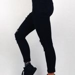 PacSun Distressed Jeggings Denim in Black | Size 26 Photo 5