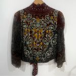 Alice + Olivia  Elaina Abstract Printed top & ATHENA FLARED WIDE‎ LEG PANT SET Photo 13