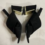 H by Halston Halston Chile Criss Cross Straps Heels Sandals Black Size 6.5 Photo 6