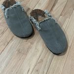 Free People Damon Cozy Mule Suede Blue Size 10.5 Photo 3