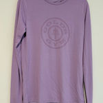 Gold’s Gym Long Sleeve Cut Out Back Shirt Purple‎ Size Medium Purple Photo 0