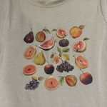 SheIn Fruit Printed White T Shirt Photo 4