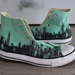 Converse Women's NYC Mint Green Hi Top Sneakers Size US 7 Photo 0