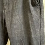 ZARA  navy blue plaid dress pants Photo 1