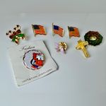 Assorted Enamel Pin Set Red Photo 2