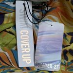 Forever 21 NEW  Animal Tropical Print Kimono Swim Beach Cover up Resort Travel 1X Photo 6