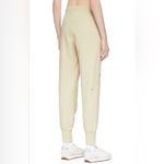 Nike  Tech Fleece Lounge Pants Joggers Womens XS Beige Sweatpants Zip Drawstring Photo 2