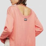 Diesel  Coral Pink Knit Sweater Top Cutout Shoulder Detail Long‎ Sleeve Large Photo 0