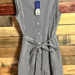 Popsugar  Blue And White‎ Stripe Dress Size Large Photo 0