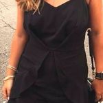 Gianni Bini Ruffled Black Romper Photo 0