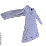 Eileen Fisher Sweater XS Gray Hi Low Pullover Linen blend Casual Semi Sh… Photo 2