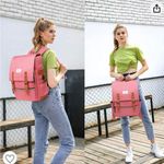 Backpack for airplane school baby adventure college sport everything you… Red Photo 8