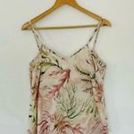 The Lazy Poet Seaweed Loungewear Tie Top Pink Cotton Blush Keyhole Spaghetti Strap Photo 4