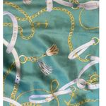 Ser.O.Ya Size Medium NEW Ellison Print Silk Top Green Nautical Halter NWT Photo 7