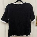 SheIn Sleep Shirt Size Large Black & White 100% Cotton Photo 6