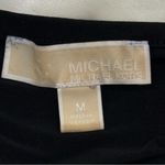 Michael Kors  Svelte Jumpsuit Medium Black Drawstring Cap Sleeve Classic Chic Photo 6