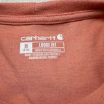 Carhartt  Womens Loose Fit Peach Coral Short Sleeve Graphic Tee Size Medium Photo 5