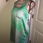 Anthropologie Maeve Gray & Green Razorback Leopard/Cheetah Print Tank Top Size S Photo 2