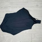 Michael Kors  Iconic Solids One Shoulder One Piece Swimsuit Black Sz 16 swimwear Photo 5