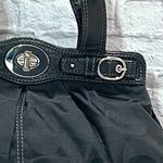 Coach Black Signature Logo Handbag Satchel Purse Bag Photo 5