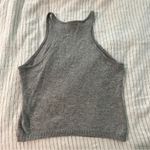STAUD  Women’s Heather Gray Ayana Ribbed Knit Tank Top Photo 7