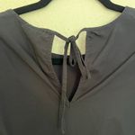 Who What Wear , Eyelet Peplum Top, Black, 100% Cotton, Puff Sleeve Blouse Photo 8