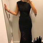 Betsy and Adam black lace formal dress Photo 0