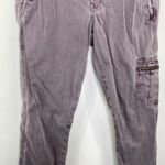 Level 99 Liza Mid Rise Grassy Grey Purple Skinny Trouser Pants Women's Size 28 Gray Photo 3