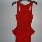Elegant Red Evening Gown Size 4 Photo 3