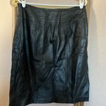 Jaclyn Smith FINAL MARKDOWN  Classic Black leather skirt 14 Photo 6