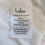 Lulus White Off the Shoulder Cropped Jumpsuit NWT Size Medium Wedding Jumpsuit Photo 10