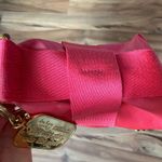 Juicy Couture Satin pink shoulder gold chain  Transparent Pocket In Front S -NWT Photo 11
