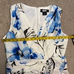 DKNY  Floral Printed Draped Front Mini Dress Blue 12 Photo 7