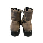 Munro Ankle Boots Booties Womens Size 8.5M Lace Up Beige Suede Zip Sides NWT Photo 8