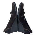 Merrell PETUNIA Shoes Size 9 Floral Brown Suede Slip On Leather Wedge Heels Photo 4