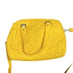 Charming Charlie Yellow Quilted Chain Strap Bag with gold colored hardware Photo 2