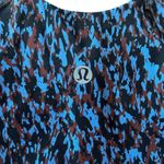 Lululemon  Women’s 6‎ Align Tank Top Leopard Camo Blue Nile Multi Padded Crop New Photo 5