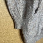 Madewell  Oversized Long Sleeve V-Neck Ribbed Hem Cardigan Sweater Brown Small Photo 5