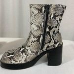 ROC Australia Invito Snakeskin Boots Women's Size 40 Black Photo 8