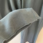 Eileen Fisher  Sz XL Organic Cotton Terry‎ Crop Sweat Pants In Eucalyptus Pull On Photo 5