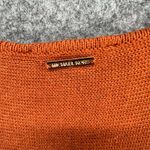 Michael Kors  MMK Knit Sweater Women M Maple Brown Side Zip Cozy Core Boho Chic Photo 4